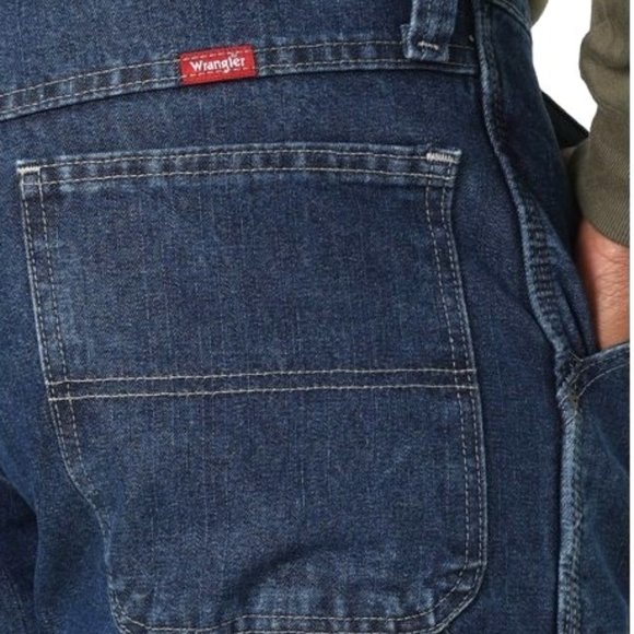 Wrangler Mens Fleece Lined Relaxed Straight Leg Denim Carpenter Jeans 34X34 NWT - Picture 4 of 9